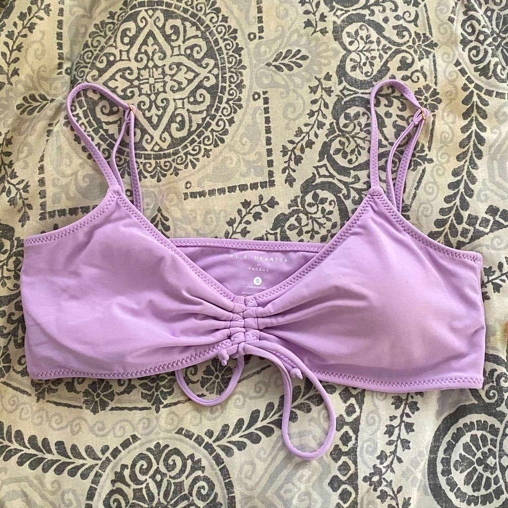 Pacsun LA Hearts Bikini Top